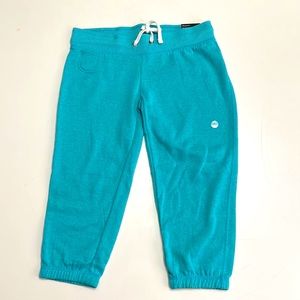 Brand new blue roll-up sweat pants